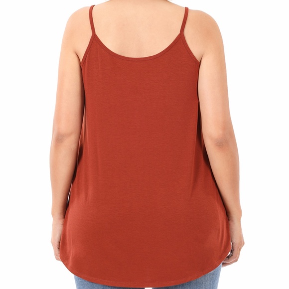 Olive Essential tee flow Cami Tank - Picture 4 of 5